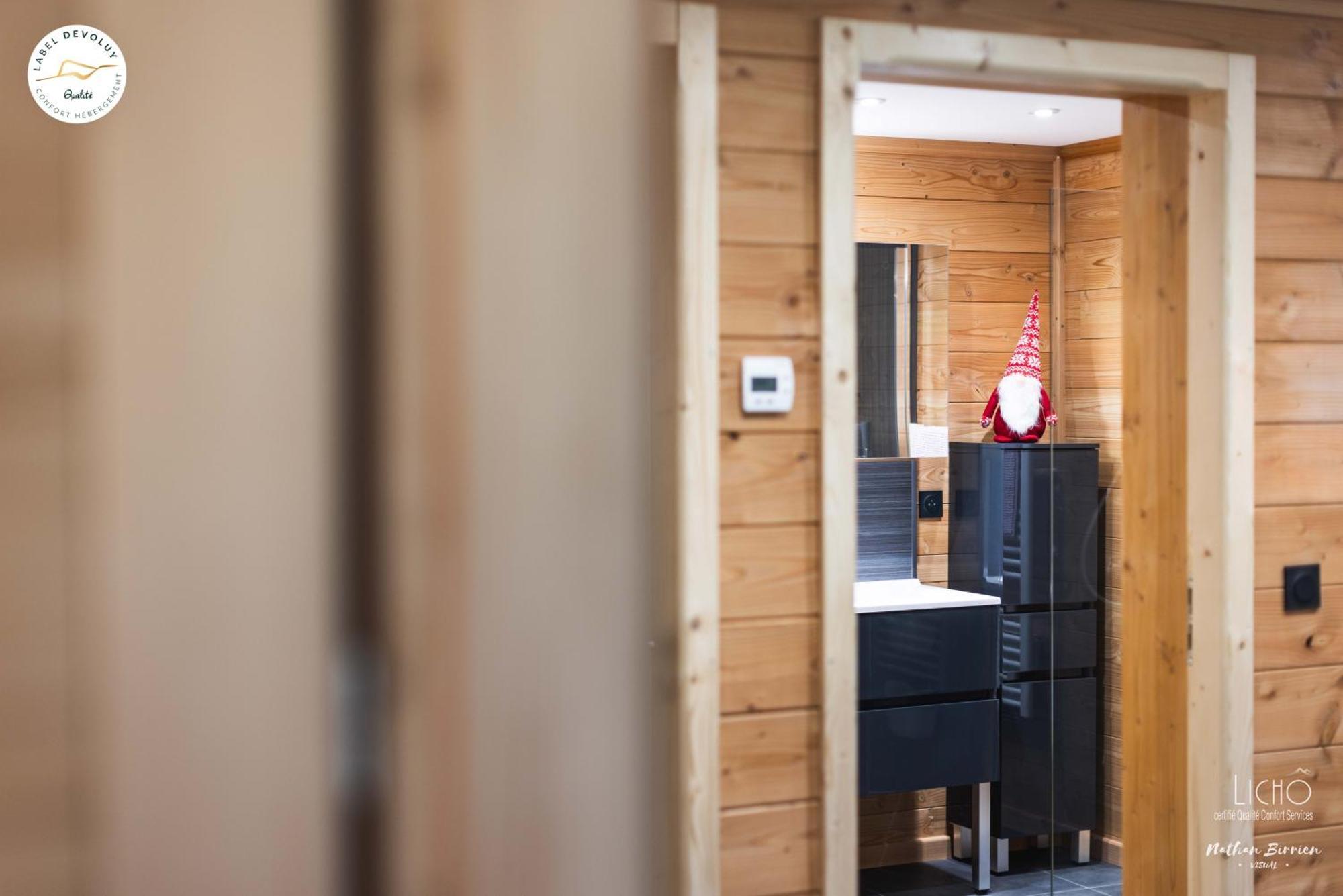 Appartement Lumineux Neuf Dans Bas De Chalet Le Douglas La Joue du Loup Esterno foto
