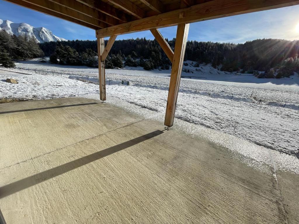Appartement Lumineux Neuf Dans Bas De Chalet Le Douglas La Joue du Loup Esterno foto
